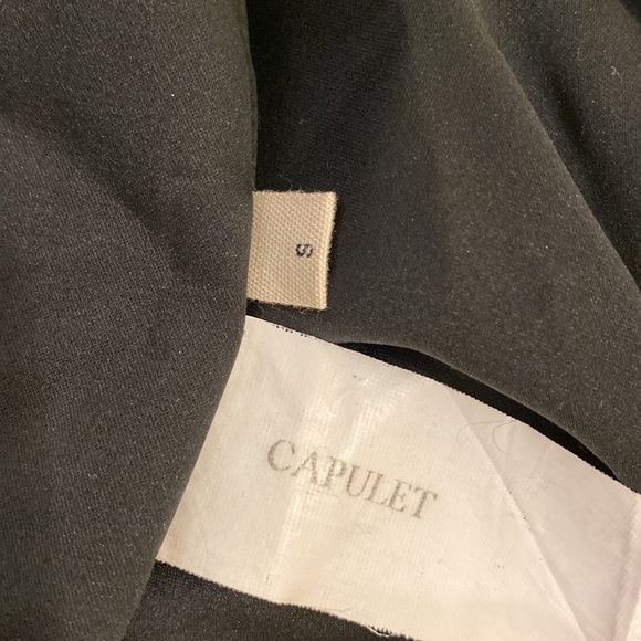 Anthropologie Capulet black and white Leaf print relaxed fit blazer. Size S - Picture 5 of 8